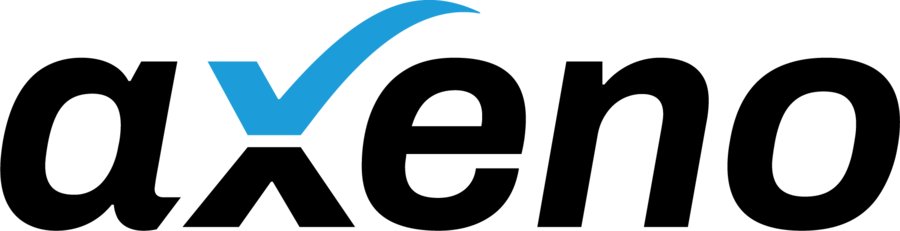 Logo der Axeno Elektrokontrollen AG, Spezialisten im Bereich periodische Elektrokontrollen und Elektrokontrollen bei Handänderungen in Zürich und den umliegenden Kantonen.